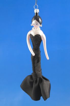 Picture of De Carlini Haute Couture Lady in Black Ornament