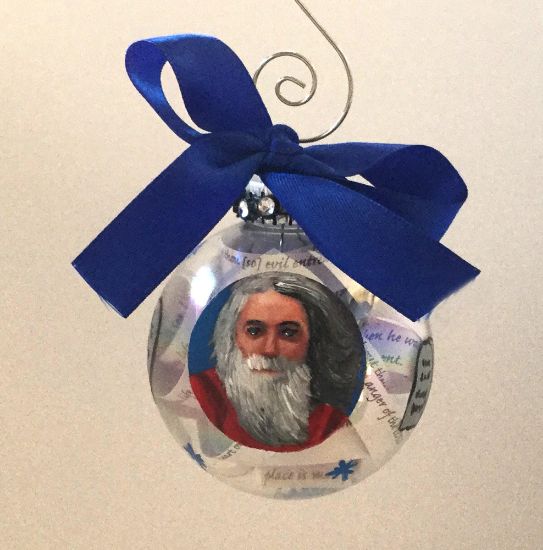Picture of Moses Glass Christmas Ornament