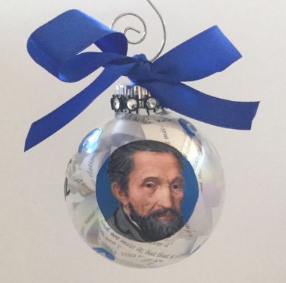 Picture of Michelangelo Glass Christmas Ornament