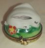 Picture of Limoges White Little Rabbit with Flower Box