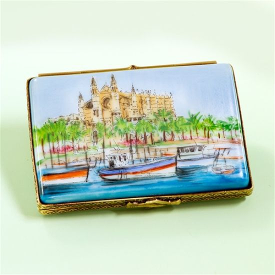 Picture of Limoges Mallorca Spain Postcard Box