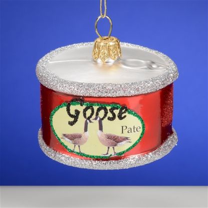 Picture of Goose Pate Polish Glass Christmas Ornament