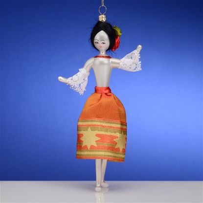 Picture of De Carlini Traditional Mariachi Girl Singer Christmas Ornament