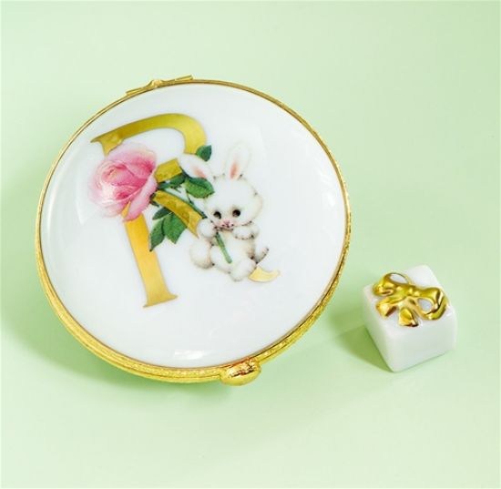 Picture of Limoges Rabbit R Box with Gift 