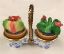 Picture of Limoges Double Cactus Box in Blue Pots