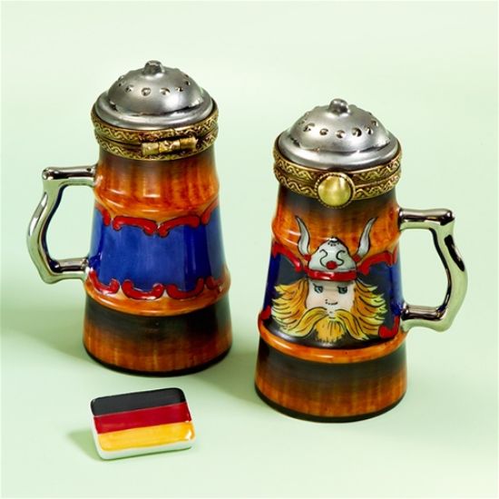 Picture of Limoges Viking Beerstein Box with Flag, Each.