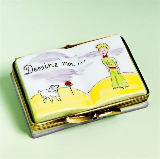 Picture of Limoges Little Prince Draw Me Open Book Box