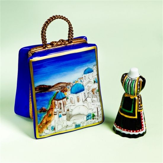 Picture of Limoges Santorini Shopping Bag Box with Dress 