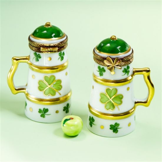 Picture of Limoges Clover Beer Stein Box with Ale, Each.