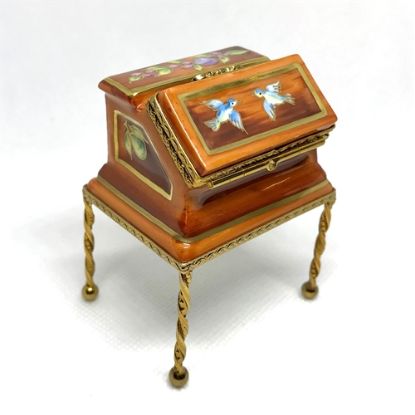 Picture of Limoges Desk with Birds Box