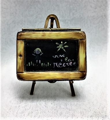 Picture of Limoges Blackboard on Easel with Girl