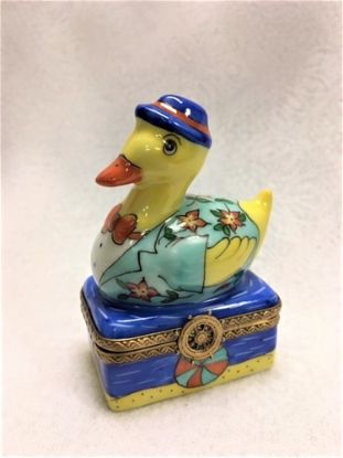 Picture of Limoges Duck in Floral Shirt Box