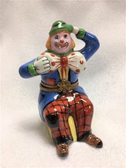 Picture of Limoges Seated Clown Box