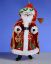 Picture of De Carlini Santa with Holly Coat Ornament