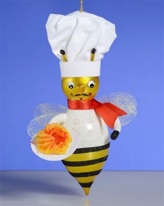 Picture of De Carlini Bee Chef with Pasta Ornament