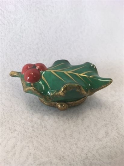 Picture of Limoges Holly Leaf Box