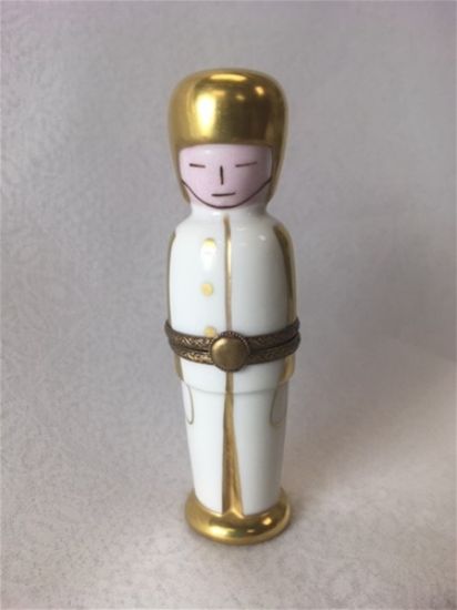 Picture of Limoges White and Gold Nutcracker Box
