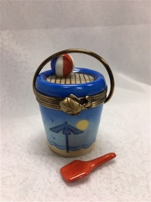 Picture of Limoges Beach Bucket with Shovel Box 
