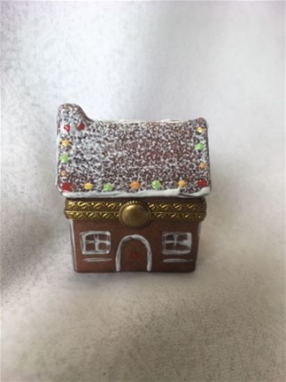 Picture of Limoges Gingerbread House Box with Candies