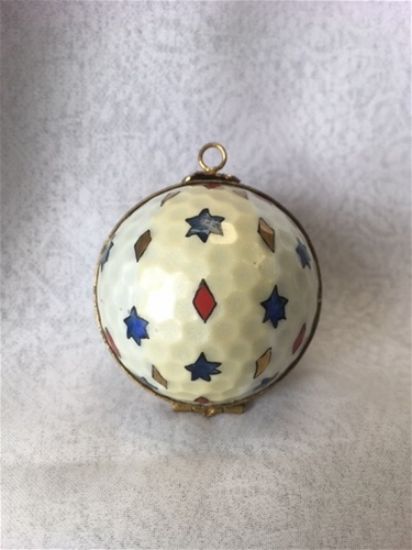 Picture of Limoges Holiday Golf Ball Ornament Box