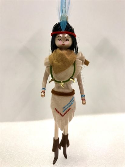 Picture of De Carlini Young Native American Girl Christmas Ornament