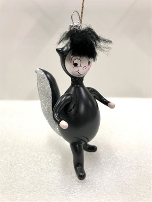 Picture of De Carlini Skunk Lost Boy Christmas Ornament