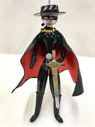 Picture of De Carlini Zorro with Sword Christmas Ornament