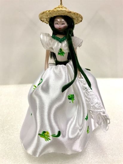 Picture of De Carlini Southern Belle Christmas Ornament