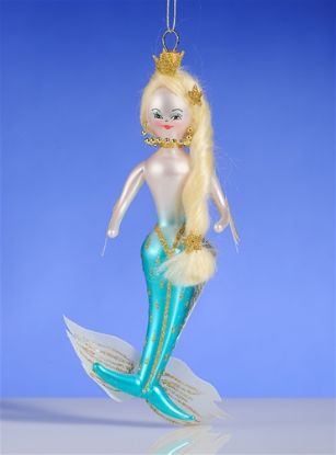 Picture of De Carlini Turquoise Mermaid Ornament