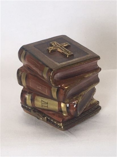 Picture of Limoges Stack of Bibles Box