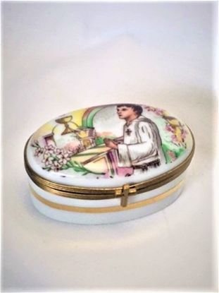 Picture of Limoges Boy First Communion Box
