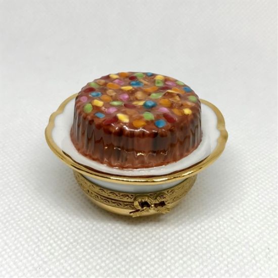 Picture of Limoges Chocolate Fruit Cake Box 