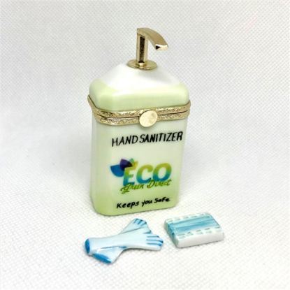Picture of Limoges Hand Sanitizer Box with Mask and Gloves