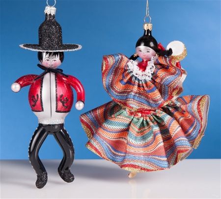 Picture for category De Carlini Mexican Couple Christmas Ornaments