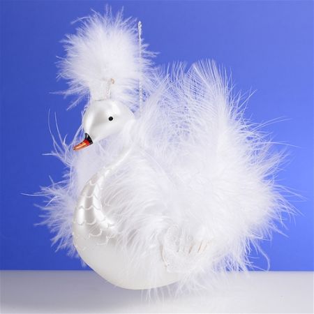 Picture for category De Carlini Swans Christmas Ornaments