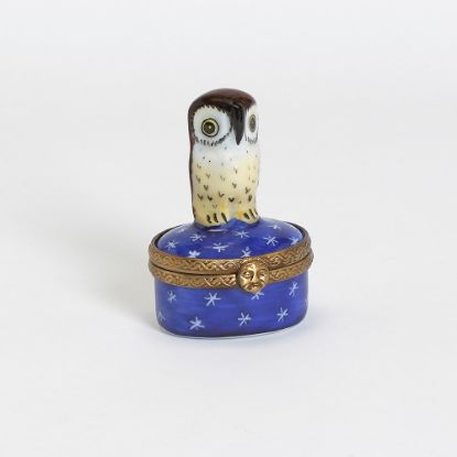 Picture of Limoges Mini Owl on Stars Box