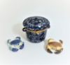 Picture of Limoges Blue Pot Box with 2 Crabs