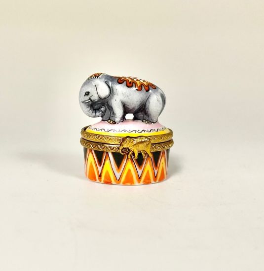 Picture of Limoges mini Indian style Elephant Box