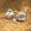 Picture of Limoges Sevres Turquoise Cup Saucer and Teapot Boxes