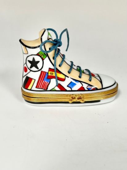 Picture of Limoges Teenager Sneaker with Flags Box