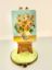 Picture of Limoges Van Gogh Sunflower Painting on round base Box