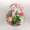 Picture of Angel Guiding Sleigh with Gifts Austrian Round Glass Ornament