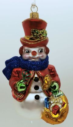 Picture of Snowman with Gifts Polish Ornament
