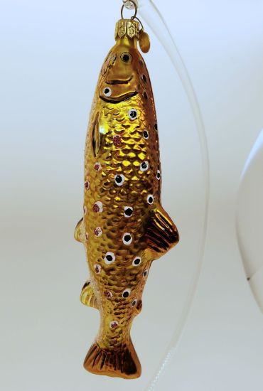 Picture of Golden Fish Polish Glass Ornament