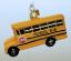 Picture of School Bus ornament Polish Glass Ornament