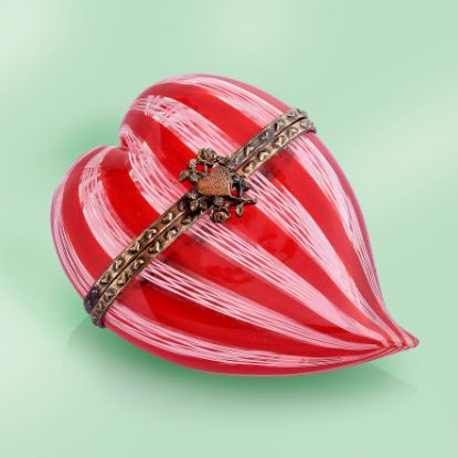 Picture of Murano Glass Heart Box