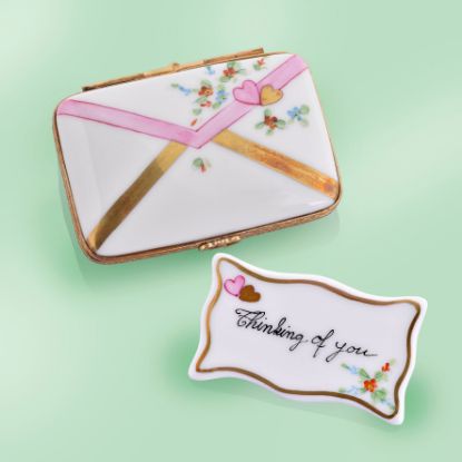 Picture of Limoges Thinking of You Envelope Box ith Card