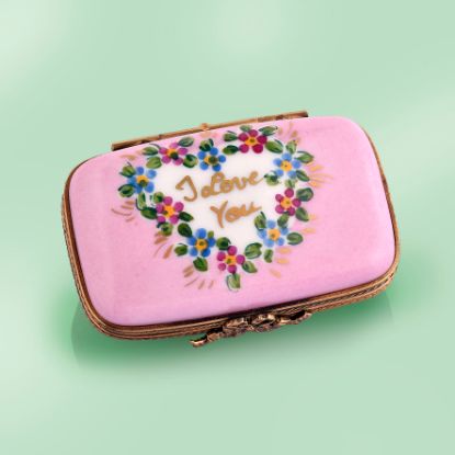 Picture of Limoges I Love You Pink Box
