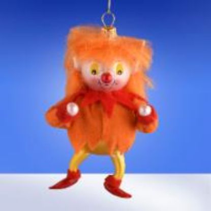 Picture of De Carlini Guy with Red Nose and Orange Hair Ornament