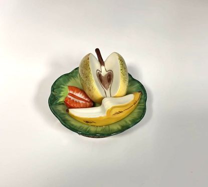 Picture of Limoges Apple, Banana and Strawberry on Plate Box